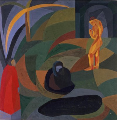 Composição com três figuras, 1911-1941. de Otto Freundlich