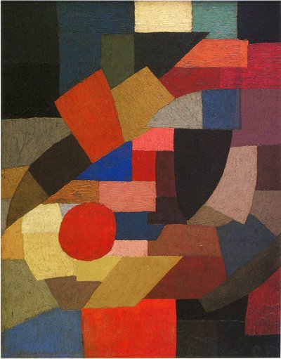 Fragmentos de figura para o conjunto de planos, 1927. de Otto Freundlich