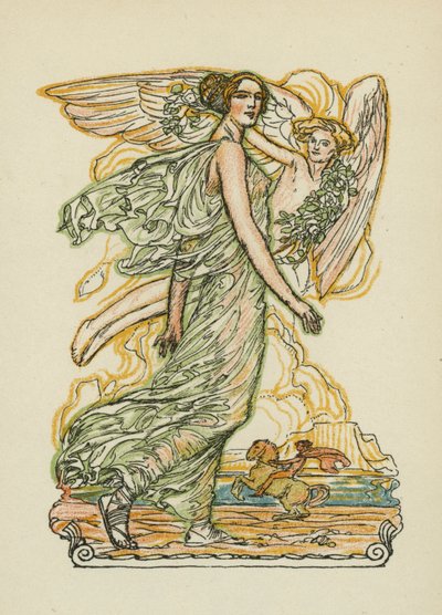 Canções de Anacreonte (litografia a cores) de Otto Friedrich