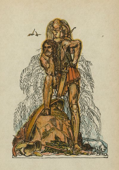 Canções de Anacreonte (litografia a cores) de Otto Friedrich