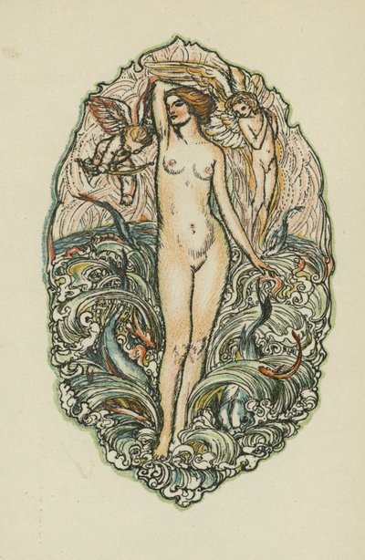 Canções de Anacreonte (litografia a cores) de Otto Friedrich