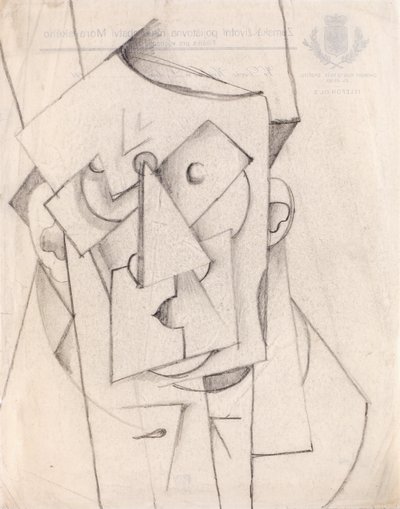 Composição Cubista - A Cabeça de Otto Gutfreund
