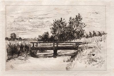 Ponte, Schleissheim, 1879. de Otto H. Bacher