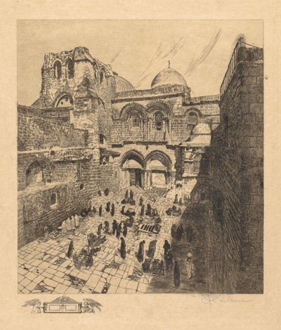Igreja do Santo Sepulcro, Jerusalém. de Otto H. Bacher