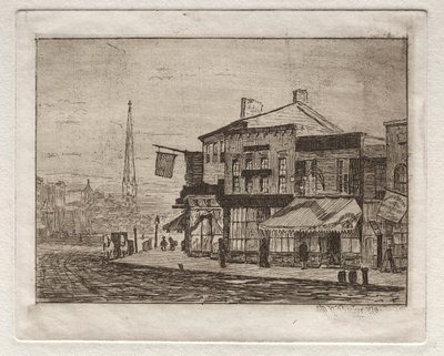 Cleveland, Woodland Avenue e Eagle Street, 1878. de Otto H. Bacher