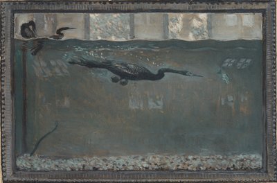 Mergulho Cormorant, 1900. de Otto H. Bacher