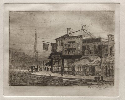 Rua da águia e avenida da floresta, 1878. de Otto H. Bacher