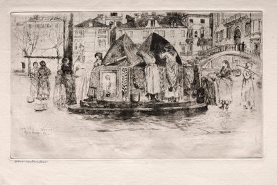 Gravuras de Veneza: Pozzo San Vio, 1882. de Otto H. Bacher