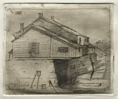 Casa sobre a água, 1878. de Otto H. Bacher