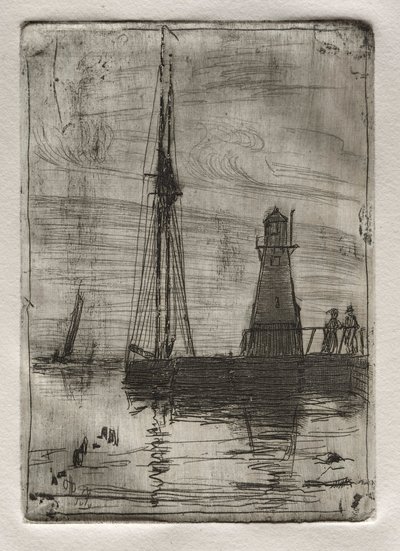 Cais do rio, 1878. de Otto H. Bacher