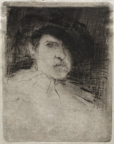 Auto-retrato em traje, 1880. de Otto H. Bacher