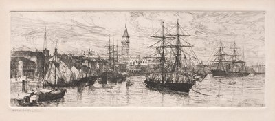 Transporte e Palácio Ducal, 1888. de Otto H. Bacher