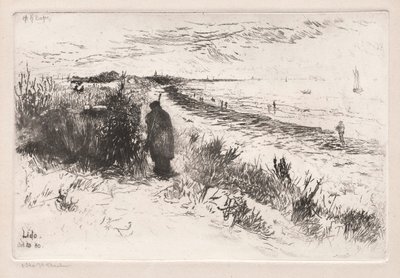 O Lido, 1880. de Otto H. Bacher