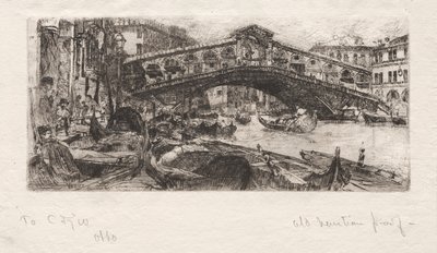 O Rialto, Veneza de Otto H. Bacher