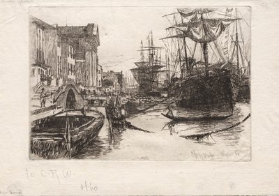 Vista em Veneza, 1880. de Otto H. Bacher