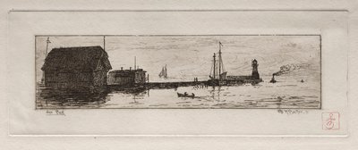 Cais ocidental, Cleveland, 1878. de Otto H. Bacher