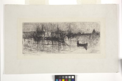 Noite de chuva em Veneza de Otto Henry Bacher