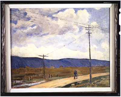 Migração, c.1937 (óleo sobre tela) de Otto Henry Schneider