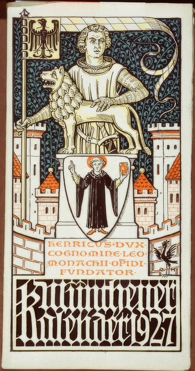 O Brasão do Estado Popular de Hessen de 1920 de Otto Hupp