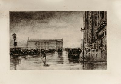 Dia de chuva, Michigan Avenue de Otto J. Schneider