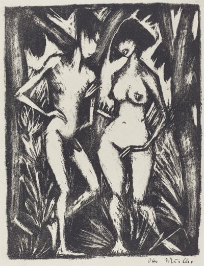 Adão e Eva (Adão e Eva) de Otto Müller