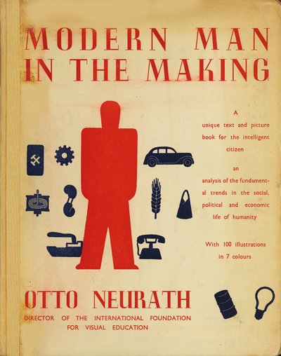 Capa do Homem moderno em formação, 1939. de Otto Neurath