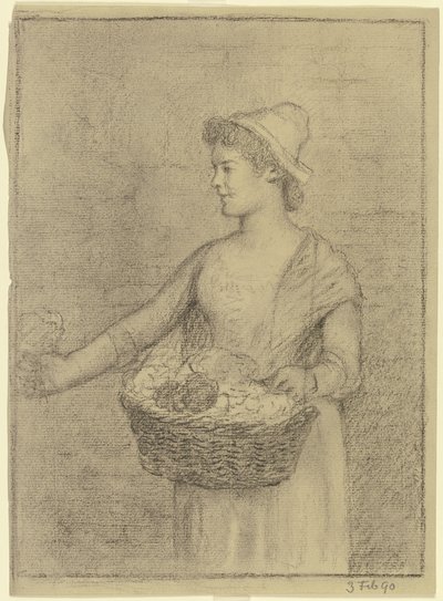 Vendedor de legumes de Otto Scholderer