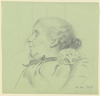 Luise Scholderer a dormir de Otto Scholderer