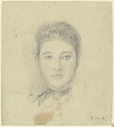 Retrato da senhorita Martin de Otto Scholderer