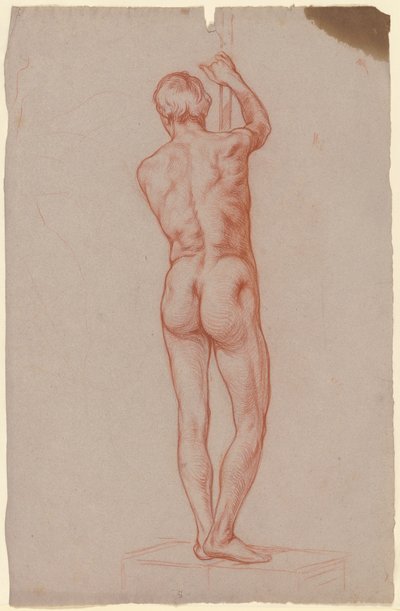 Nu masculino de pé de Otto Scholderer