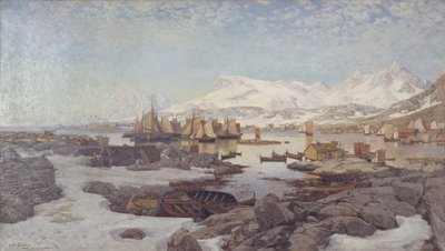 Primavera em Lofoten de Otto Sinding