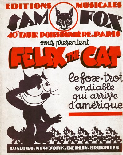 Félix o Gato. (gravura, cerca de 1930) de Otto and Sullivan Pat Messmer