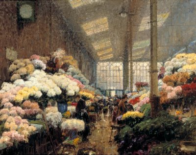 Mercado de flores de Otto Thiele