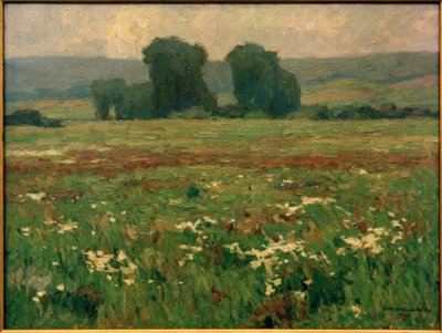 Choupos em Prado florescendo de Otto Ubbelohde
