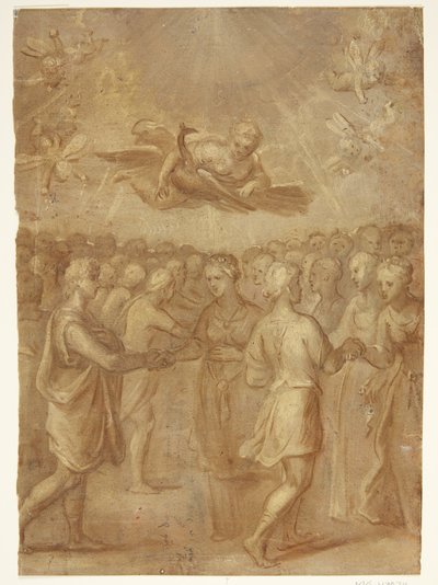 Cena mitológica de Otto van Veen