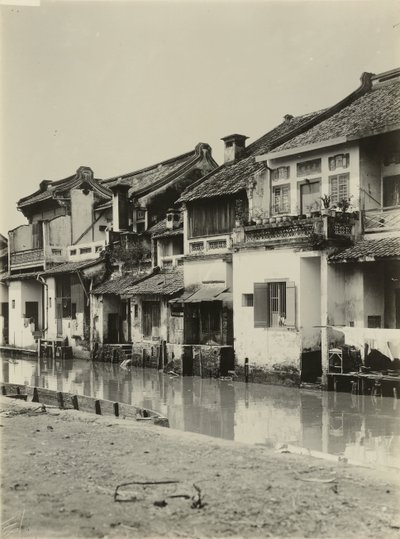 Casas chinesas em Batávia de Oudheidkundige Dienst