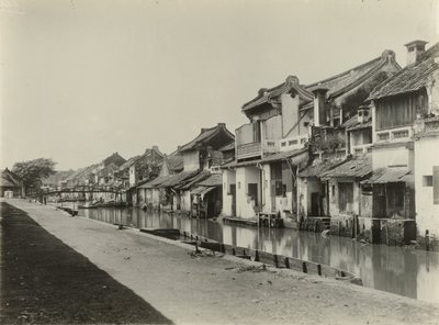 Casas chinesas em Batávia de Oudheidkundige Dienst