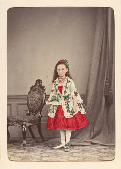 Álbum da família Follett de crianças fantasiadas para um baile de fantasia, ca. 1880. de Owen Angel