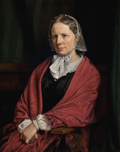 Amalie Elisabeth Freund, f. de dignidade. Billedhuggeren H. E. Freunds hustru de P.C. Skovgaard