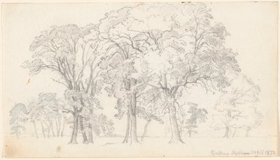 Lote de Knabstrup Dyrehave. de P.C. Skovgaard