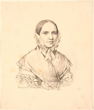 Retrato de Hanne Westengaard. de P.C. Skovgaard