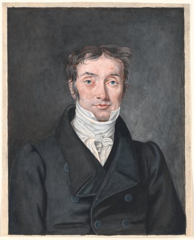 Retrato do professor Hans Jensen Visby (1777-1870), de Aagerup, paróquia de Ramløse. de P.C. Skovgaard