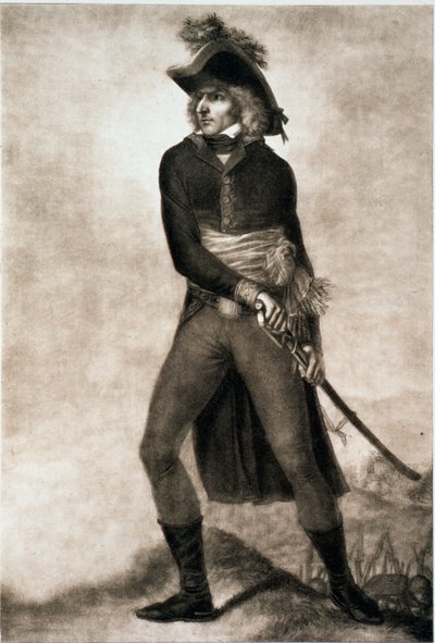 Carl XIV Johan da Suécia, quando era Marechal de Campo da França, c1804-c1810 de PM Mix