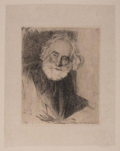 Retrato de Vilhelm Kyhn de Peder Severin Krøyer