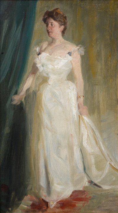 Retrato da Condessa Lillie Suzanne Raben-Levetzau de Peder Severin Krøyer