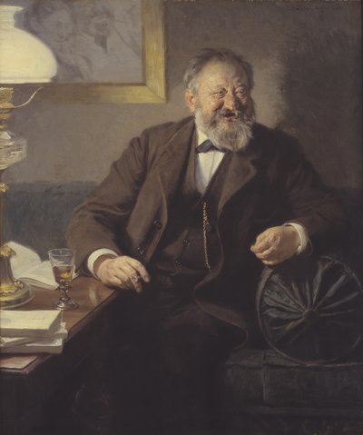 O Autor Sophus Schandorph de Peder Severin Krøyer