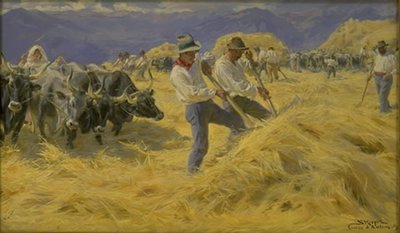 Debulha nos Abruzos. Cidade de Antino de Peder Severin Krøyer