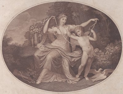 Suavidade ligando as Asas do Cupido, provavelmente do século XVIII. de P. J. Chaillou