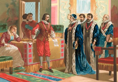 Francis Bacon perante a Comissão Parlamentar de P. Ros