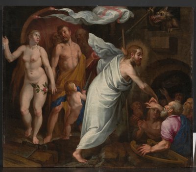 A descida de Cristo ao Limbo (óleo sobre madeira) de Pablo de Cespedes